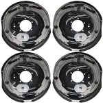MAT Electric Trailer Brake Set, Left & Right, 5200 lb, Manual Adj, 12"X2", 77-12-52-4