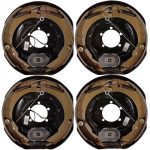 MAT Electric Trailer Brake Set, Left & Right, 6000 lb, Self Adj, 12"X2", 77-12-6EA-4