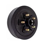 MAT Trailer Hub And Drum, 3500 lb Axle, 5 on 4-1/2", Cupped And Studded, 99-545-CS