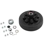 MAT Pre-Greased Trailer Hub And Drum Kit, 7000 lb Axle, 8 on 6-1/2", 9/16" Studs, BK99-865-916-70