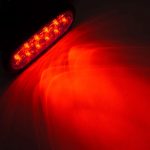 LED Tail Light, Red. Clear Lens, Oval 6", Kit, (421) - Image 2
