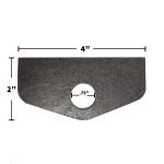 3/4" Round Pop-In Trailer Marker Light Bracket, Steel Weld On