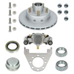 DeeMaxx 3.5K Hydraulic Disc Brake Kit, Dacromet Coating/Stainless, 5.45 Bolt Pattern, 1/DBI-3.5K-MAXX/SS-KIT