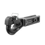 Curt Receiver Mount With Pintle Hook- 2-1/2" Shank, 2-1/2" Lunette Eye, 20K