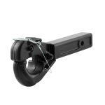 Curt Receiver Mount With Pintle Hook-2" Shank, 2-1/2" Lunette Eye, 20K