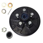 MAT Pre-Greased Trailer Hub And Drum Assembly, 3500 lb Axle, 5 on 4-1/2", Complete, BK 99-545-02