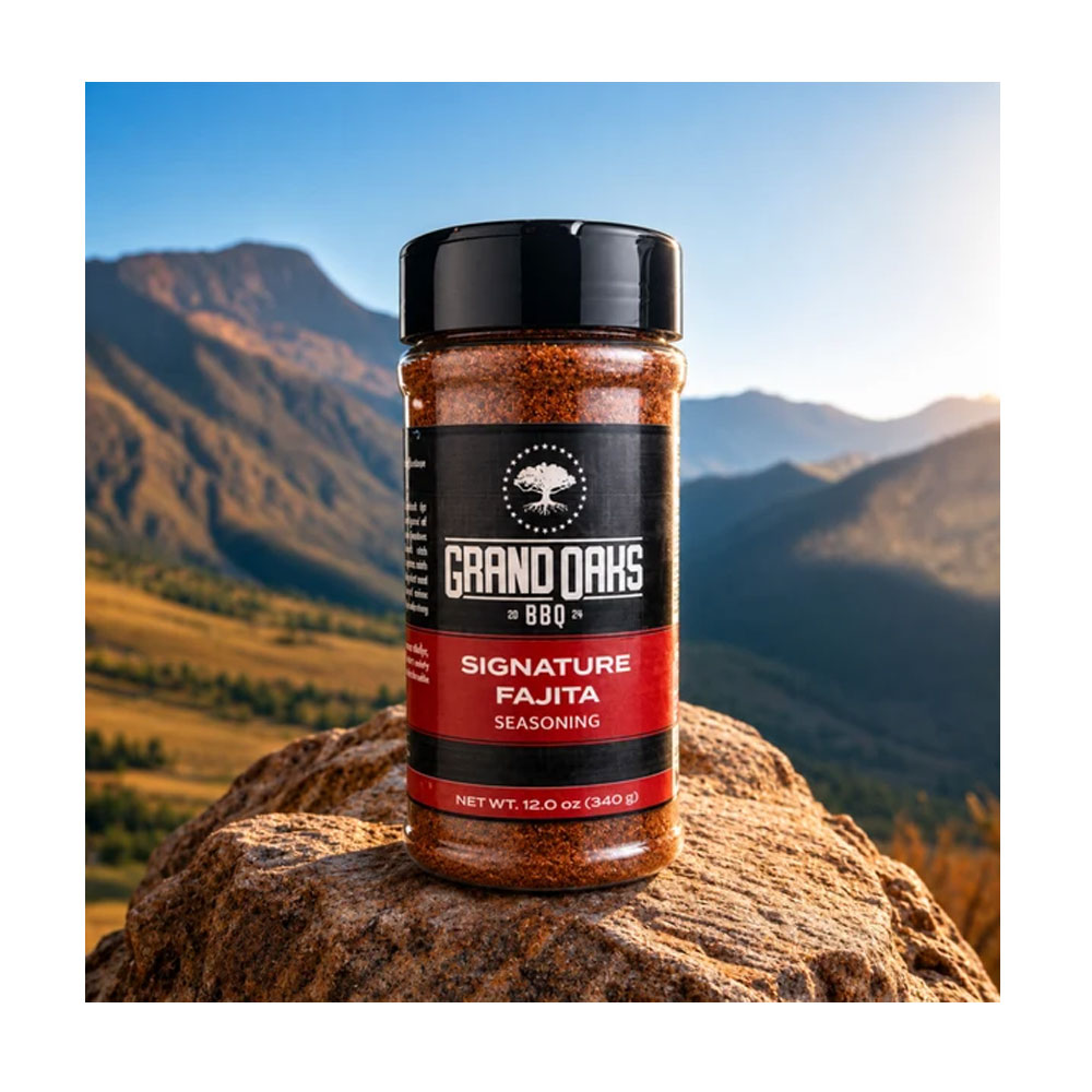 Grand Oaks BBQ Signature Fajita Seasoning, 12oz