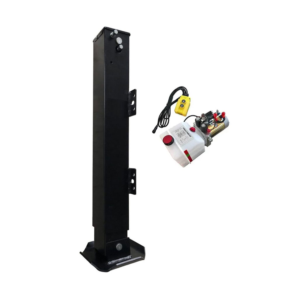 HK15000-LEG-WPUMP-POS RAM 15K Hydraulic Trailer Jack With Pump, HK-15000-1-HP