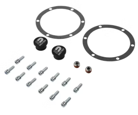 Complete Service Kit for Fortress Aluminum Oil Caps, Fits 9K-12K Axles